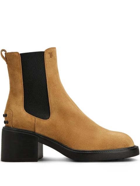Tod's 60mm suede Chelsea boots - Brown - zdjęcie produktu nr 1