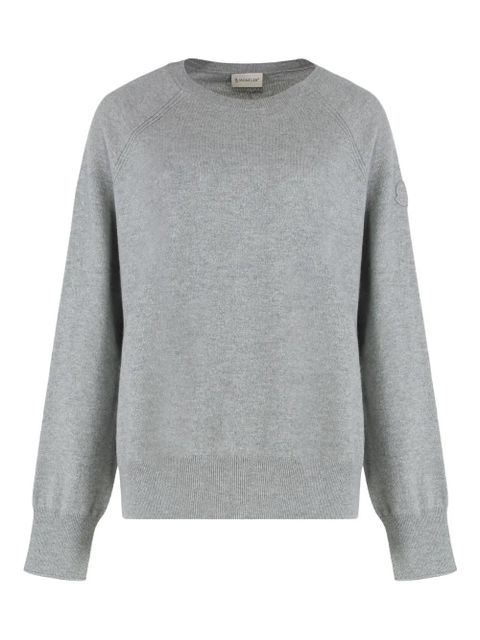 Moncler crew neck sweater - Grey - zdjęcie produktu nr 1