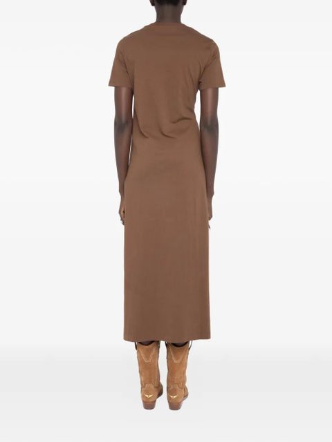 Zadig&Voltaire Raja T-shirt midi dress - Brown