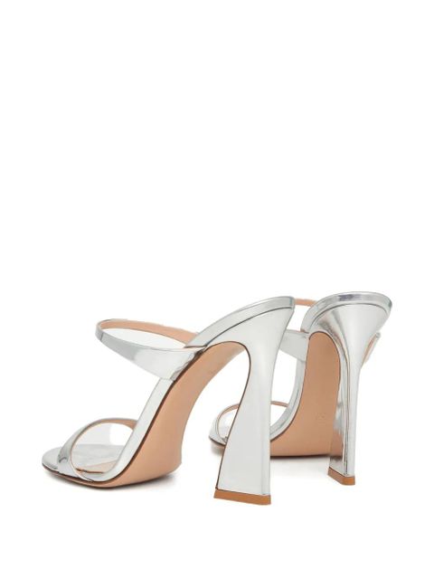 Gianvito Rossi 105mm strappy heeled sandals - Silver - zdjęcie produktu nr 2