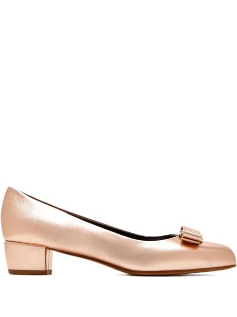 Ferragamo 30mm Vara-bow pumps - Pink - zdjęcie produktu nr 1