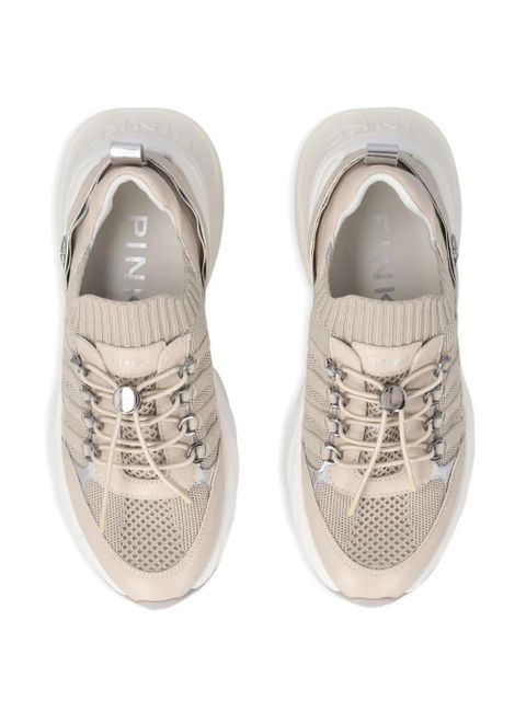 PINKO Ariel lace-up sneakers - Neutrals