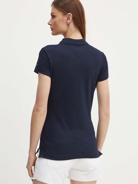 Tommy Hilfiger polo damski kolor granatowy WW0WW41895