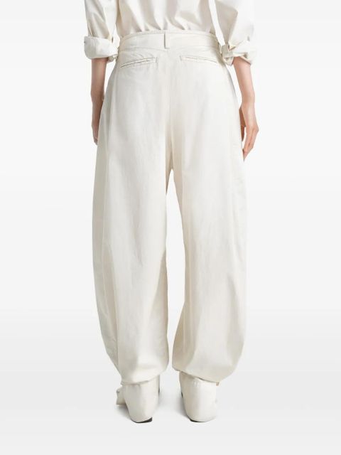 LEMAIRE Volume trousers - White