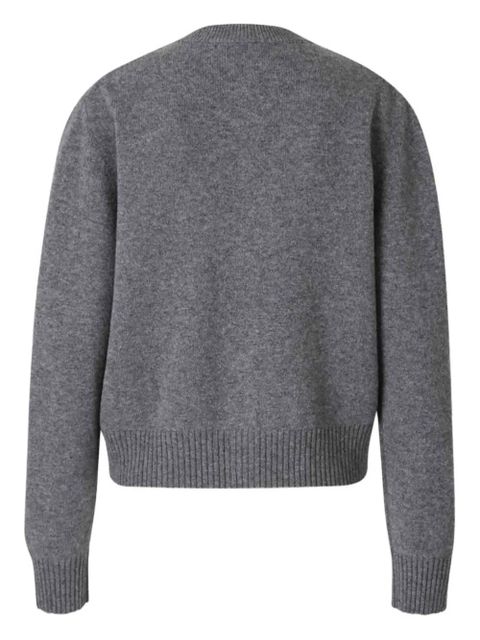 Givenchy logo-embroidered cardigan - Grey - zdjęcie produktu nr 2