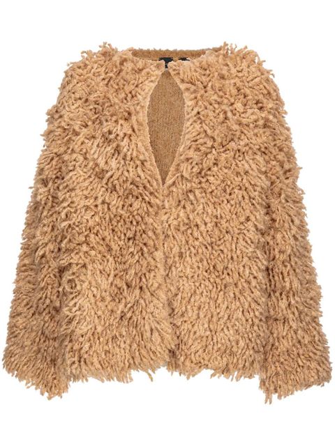 PINKO faux-fur jacket - Neutrals - zdjęcie produktu nr 1
