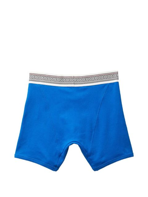 Versace ribbed cotton-jersey trunks - Blue - zdjęcie produktu nr 2