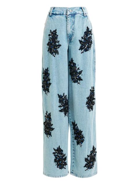 Essentiel Antwerp Icie sequin bead embellished jeans - Blue - zdjęcie produktu nr 1