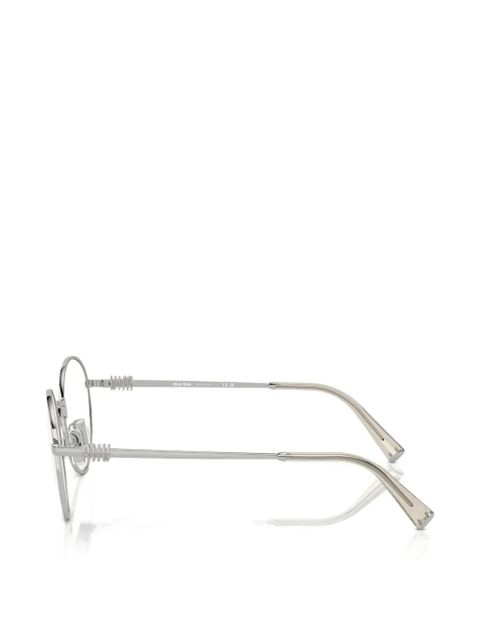 Miu Miu Eyewear round-frame glasses - Silver