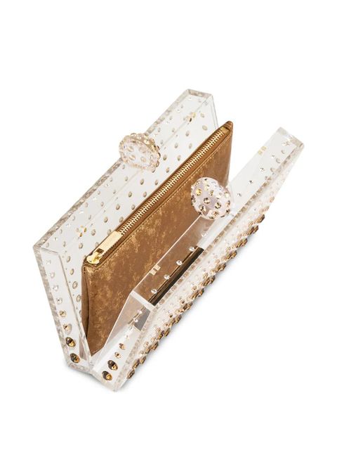 Aquazzura Tequila clutch bag - White