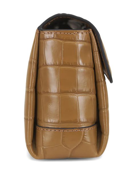 TOTEME croco-embossed clutch bag - Brown - zdjęcie produktu nr 2