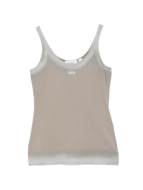 Off-White logo-print tank top - Neutrals - zdjęcie produktu nr 1