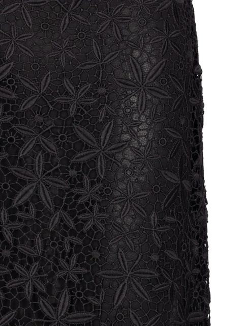 TOTEME floral lace skirt - Black