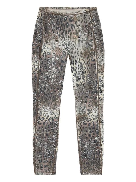 Diesel Meredith-Utlt leopard-print leggings - Neutrals - zdjęcie produktu nr 1