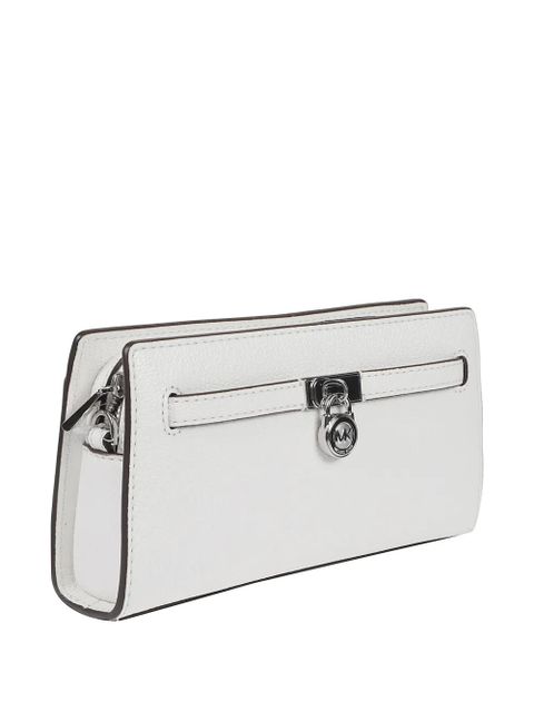 Michael Kors small Hamilton Moderne padlock-detail satchel - White