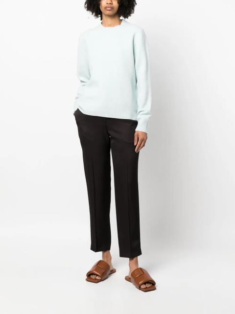 Jil Sander cropped twill trousers - Brown - zdjęcie produktu nr 2