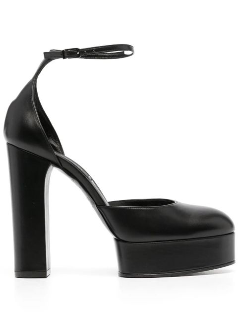 Casadei Betty 130mm platform pumps - Black - zdjęcie produktu nr 1