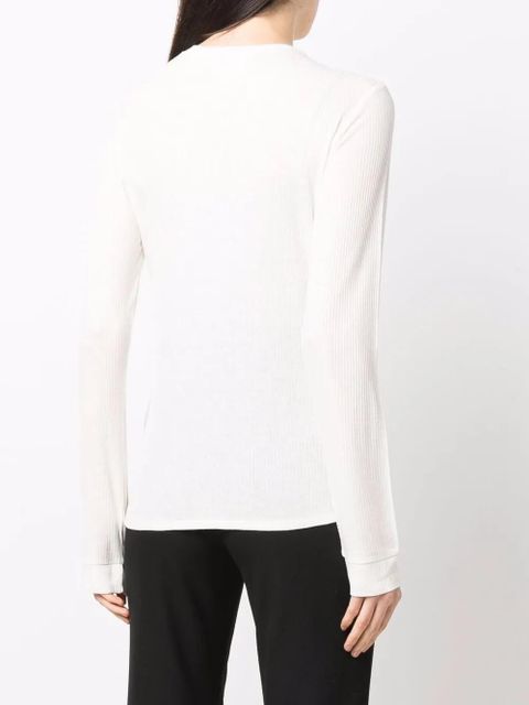LouLou de Saison Ortigia round-neck top - Neutrals