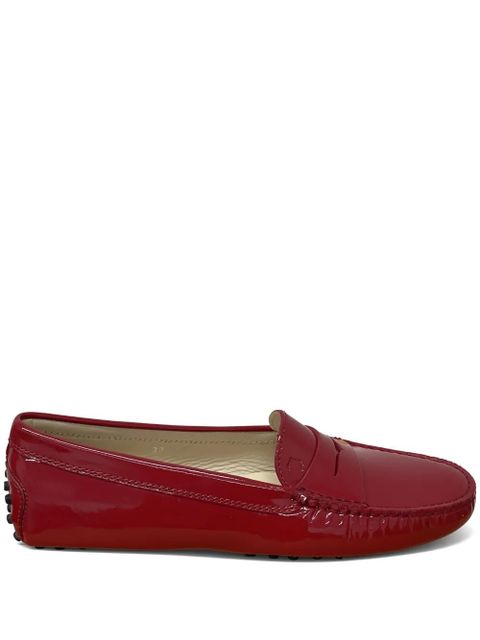 Tod's leather penny loafers - Red - zdjęcie produktu nr 1