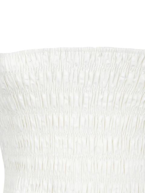 Faithfull the Brand smocked strap dress - White