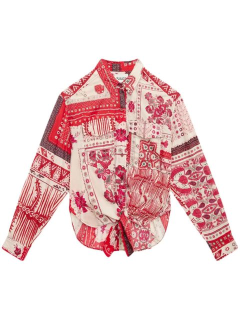 MARANT ÉTOILE Nathy shirt - Red - zdjęcie produktu nr 1