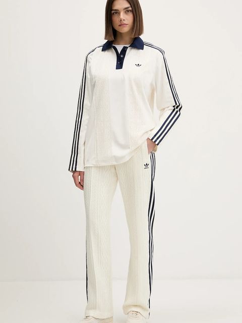 adidas Originals longsleeve kolor kremowy KR7651