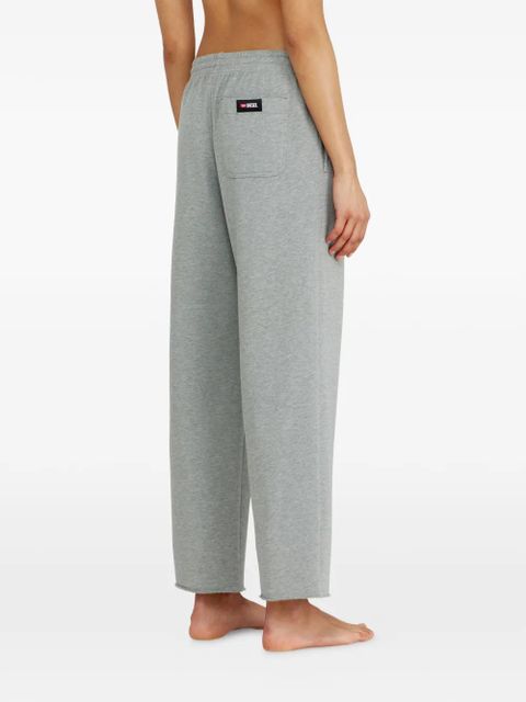 Diesel Peached drawstring cotton track pants - Grey