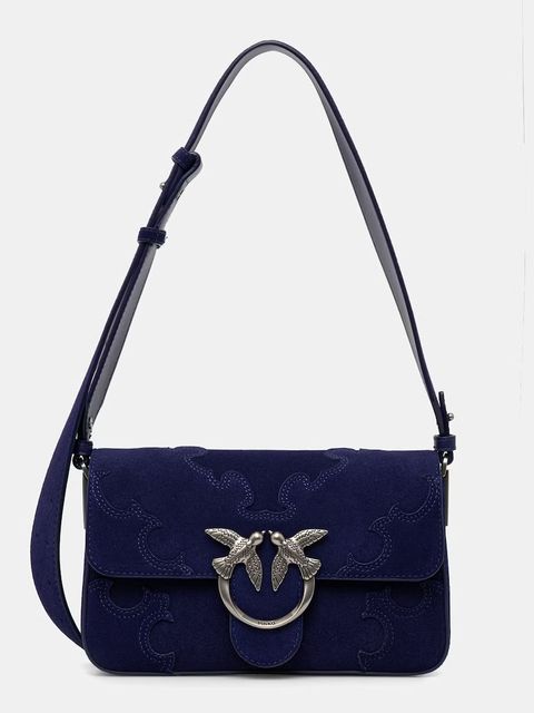 Pinko torebka crossbody damska zamszowa - zdjęcie produktu nr 1