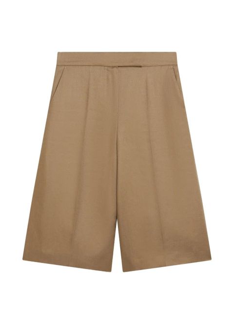 Max Mara pleated tailored shorts - Brown - zdjęcie produktu nr 1