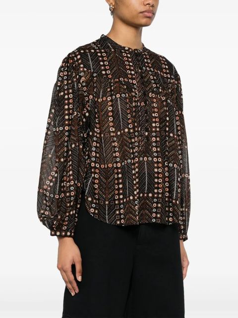 MARANT ÉTOILE Salika blouse - Black - zdjęcie produktu nr 2