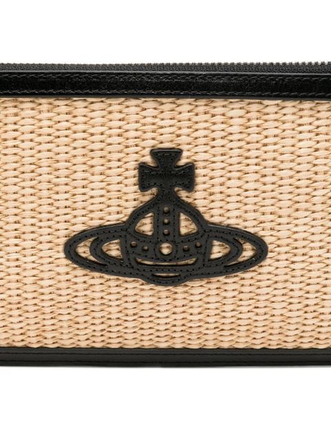 Vivienne Westwood small flat clutch bag - Neutrals