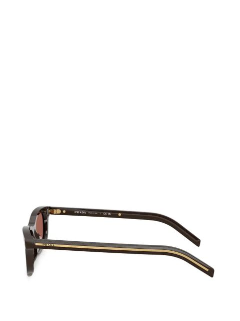 Prada Eyewear studded sunglasses - Brown