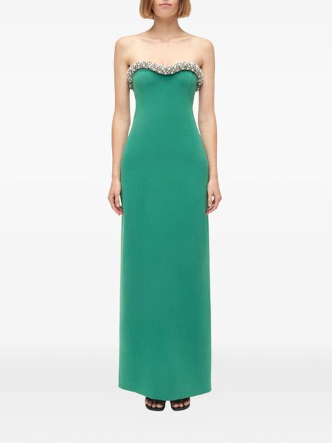 Simkhai Riona bustier gown - Green - zdjęcie produktu nr 2