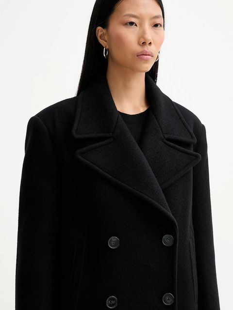 IRO płaszcz z dodatkiem wełny WM137CARIBE