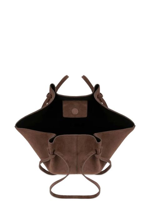 Yuzefi Mochi curves mochi suede tote bag - Brown