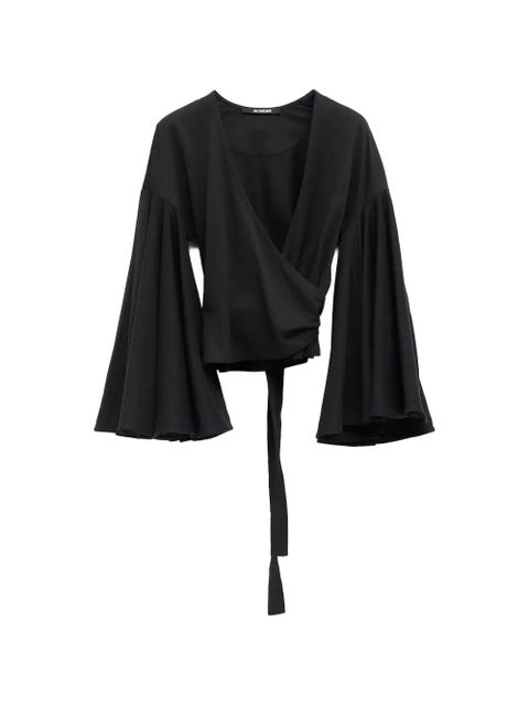 Jacquemus tie-fastening blouse - Black - zdjęcie produktu nr 1