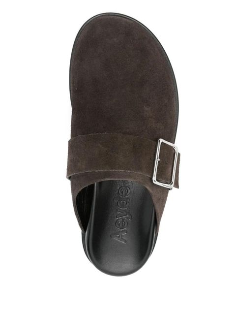 Aeyde Finja slippers - Brown