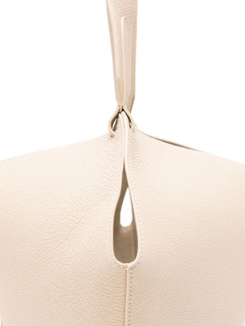 KHAITE Lotus mini tote bag - Neutrals