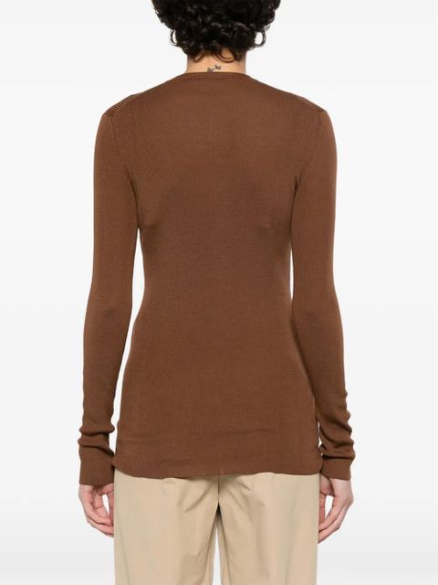 Prada buttoned cardigan - Brown