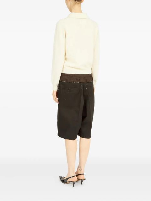 Maison Margiela wool polo top - Neutrals