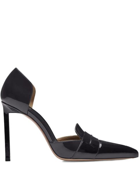 TOM FORD 105 mm EVA D'ORSAY patent leather pumps - Black - zdjęcie produktu nr 1