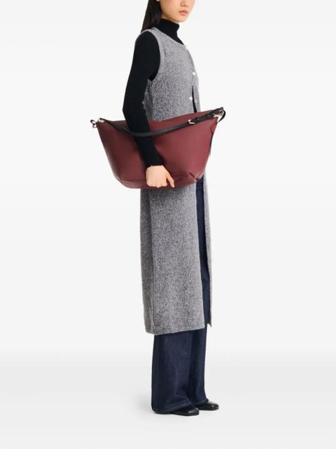 Longchamp Le Slouchy leather shoulder bag - Red - zdjęcie produktu nr 2