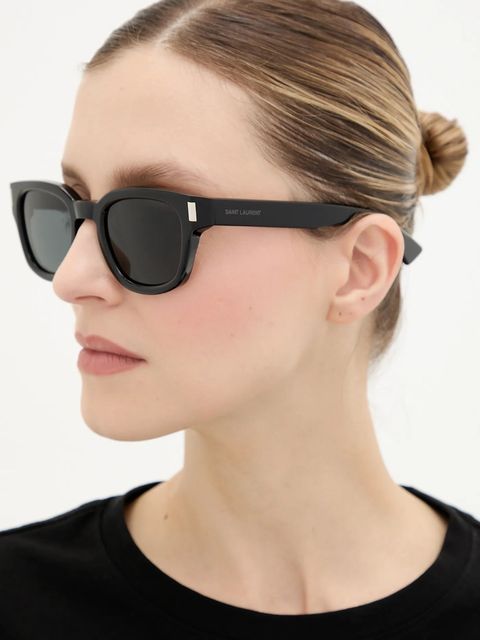 Saint Laurent okulary przeciwsłoneczne kolor czarny SL 838