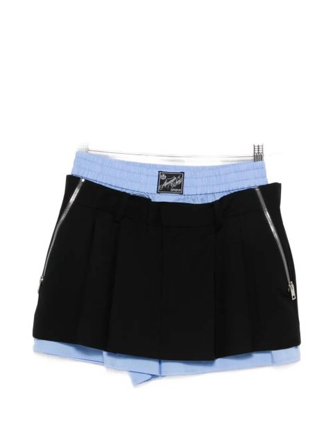 Alexander Wang layered pleated skorts - Black - zdjęcie produktu nr 1