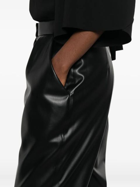Balmain faux-leather trousers - Black
