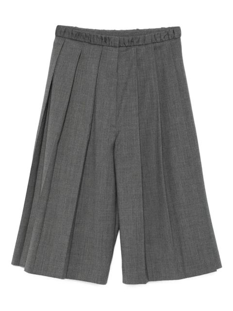 SANDRO high-rise pleated shorts - Grey - zdjęcie produktu nr 1