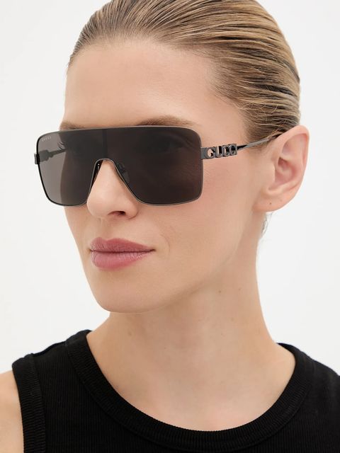 Gucci okulary przeciwsłoneczne damskie kolor szary GG1936S