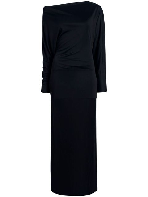 KHAITE The Junet off-shoulder maxi dress - Black - zdjęcie produktu nr 1