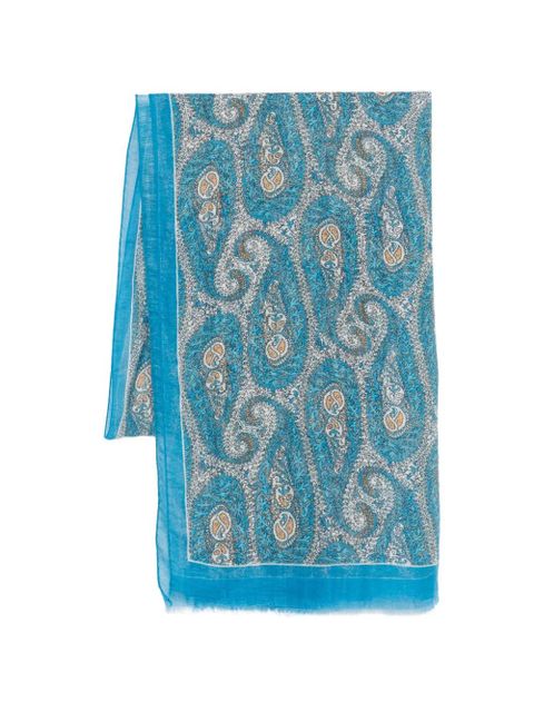 ETRO paisley scarf - Blue - zdjęcie produktu nr 1