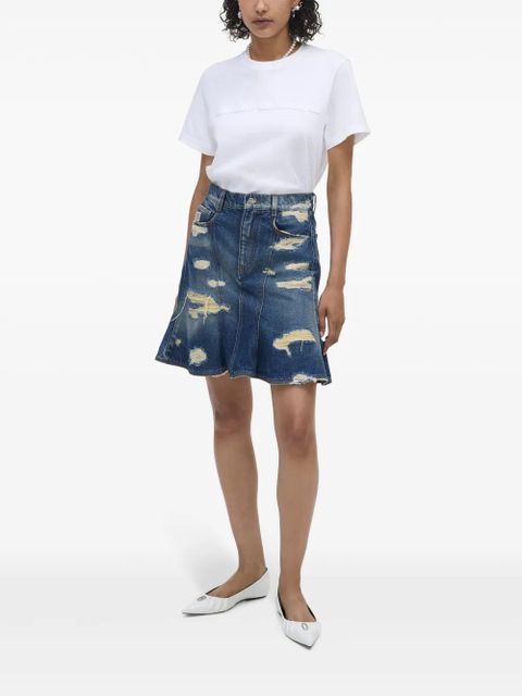 Marc Jacobs The Rip&Repair Fluted mini skirt - Blue - zdjęcie produktu nr 2